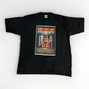 Vintage Free Pimp C UGK Sweet James Jones Harris County Jail Rap Tee 3XL Shirt